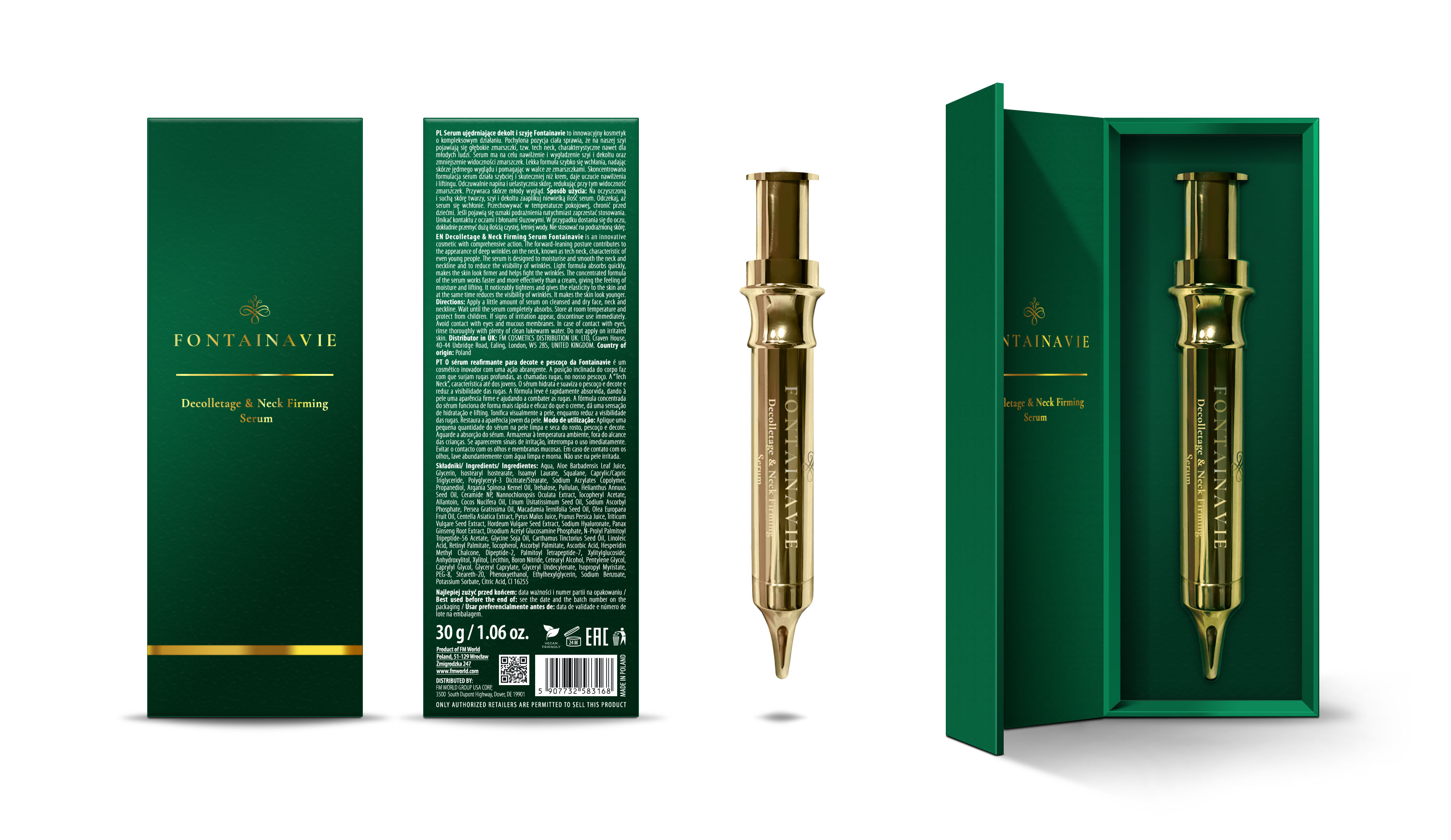 Decolletage & Neck Firming Serum Fontainavie